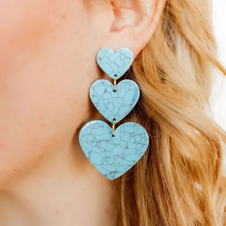 The Penny Turquoise Earrings