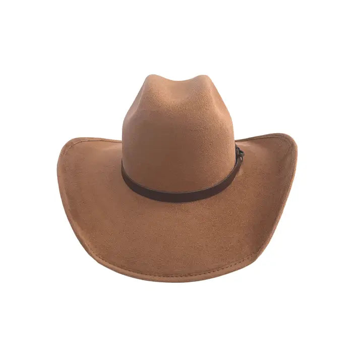 Unisex Vegan Suede Western Cowboy Hat