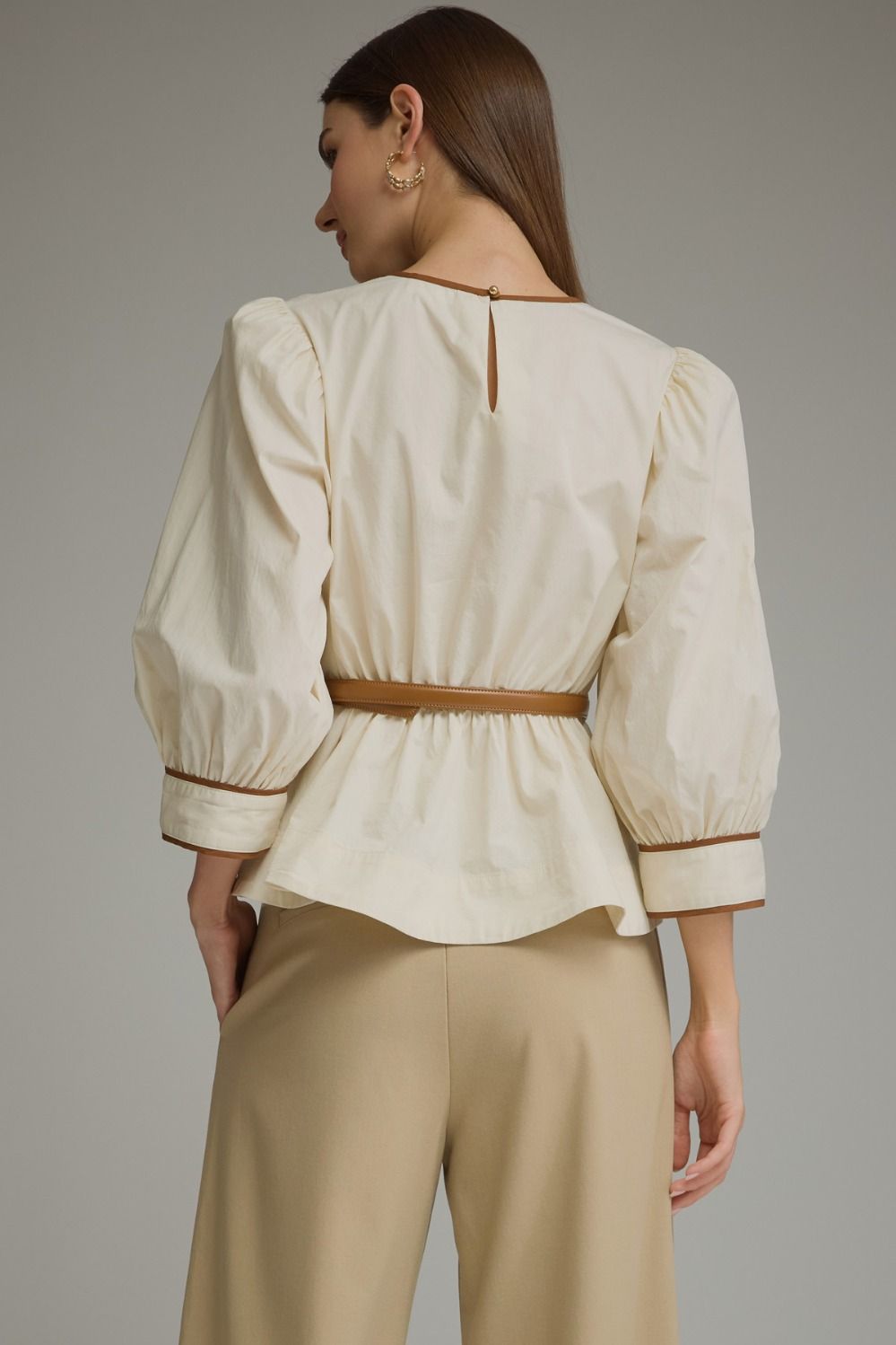 The Cambridge Contrast Top back view