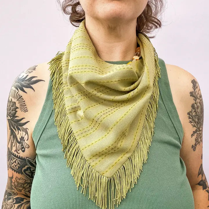 Fringe Bandana Sage