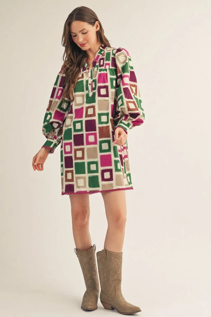 The Cora Plum Dress