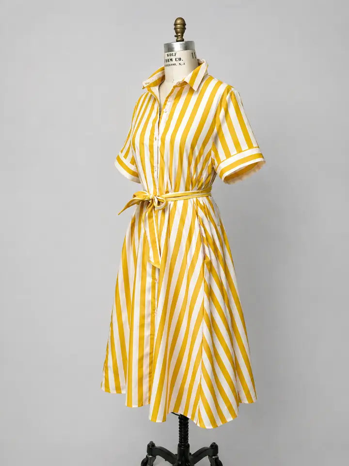The Elodie Classic Shirt Dress