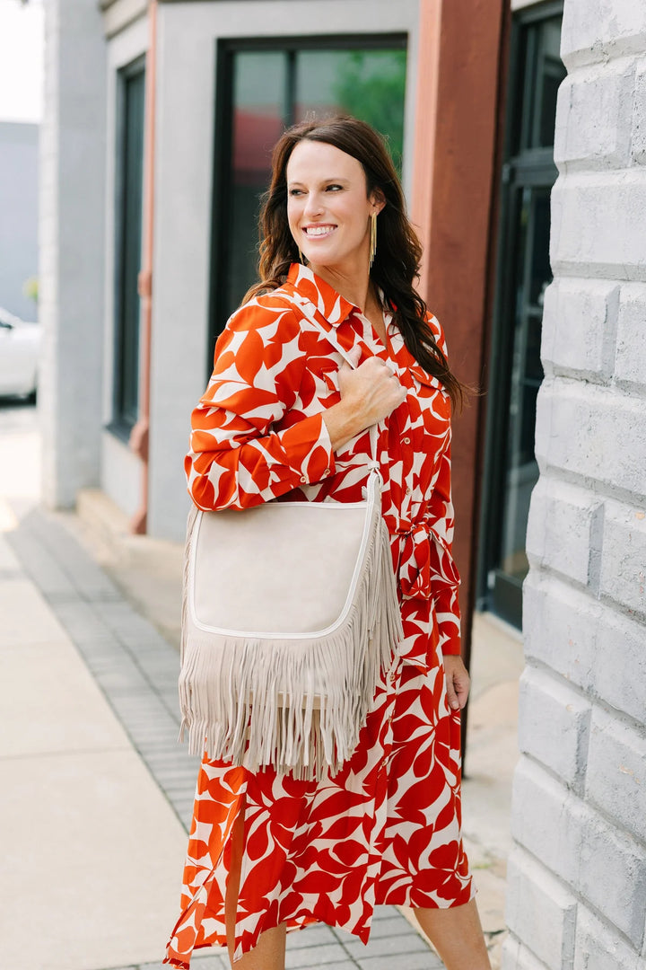 Sawyer Leather Bag w/Fringe