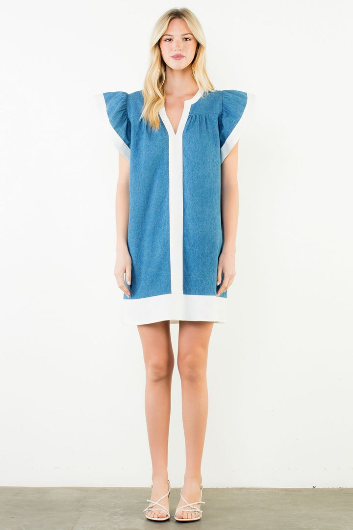 THML Delsi Denim Dress