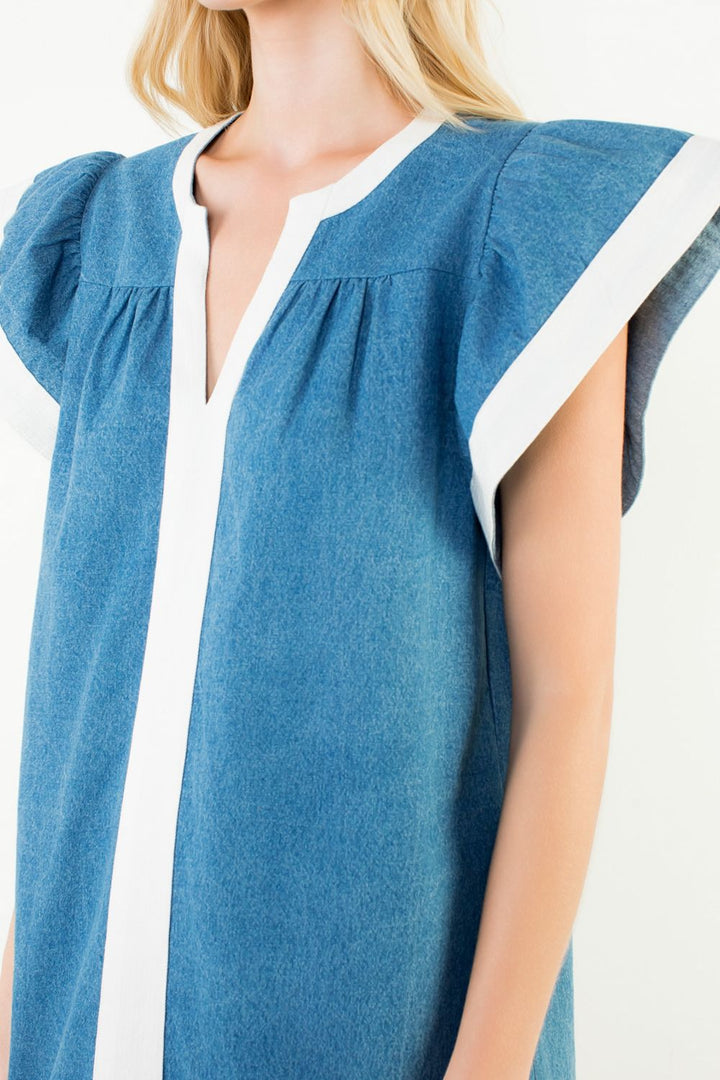 THML Delsi Denim Dress