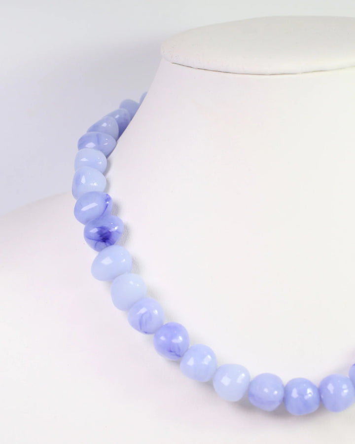 Cesena Beaded Necklace Periwinkle
