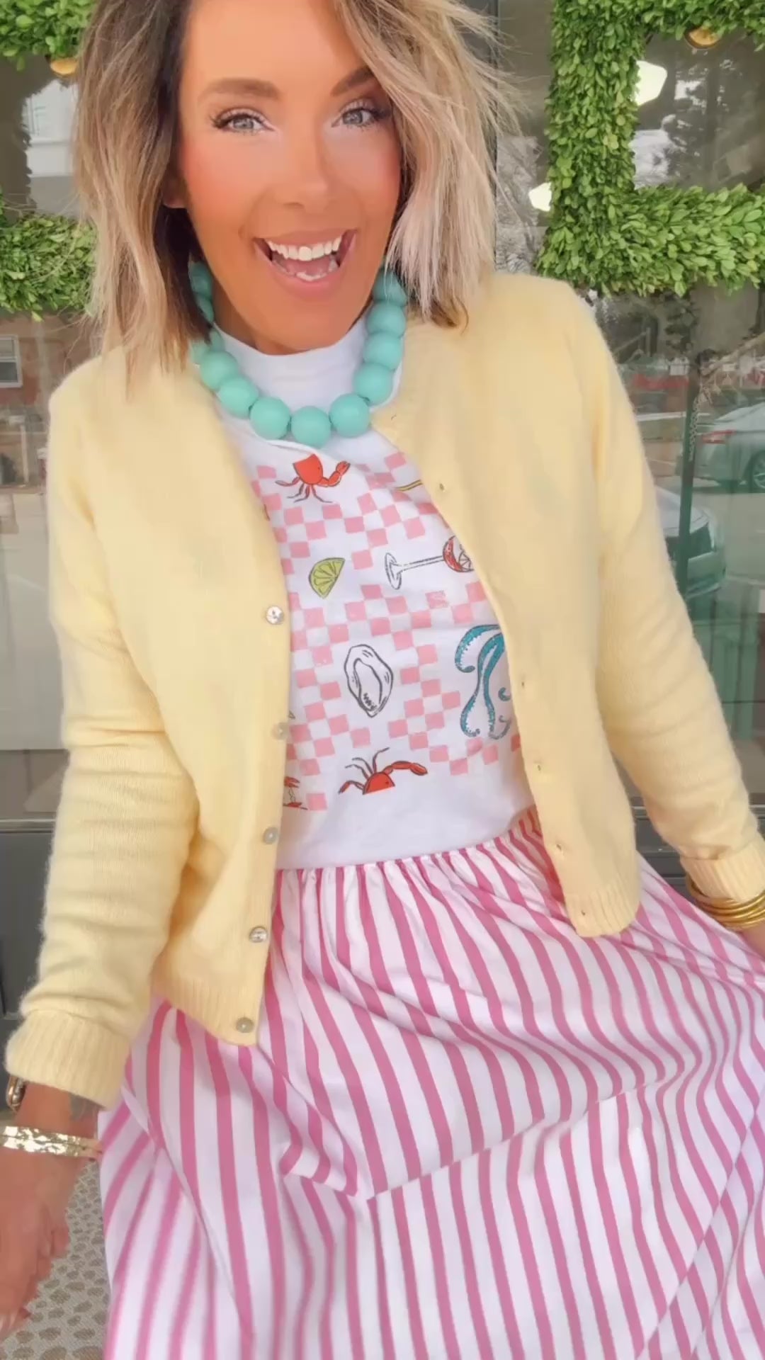 Sweet Seaside Maxi Skirt