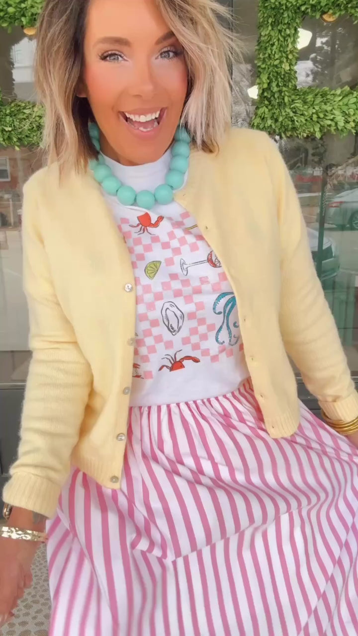 Sweet Seaside Maxi Skirt