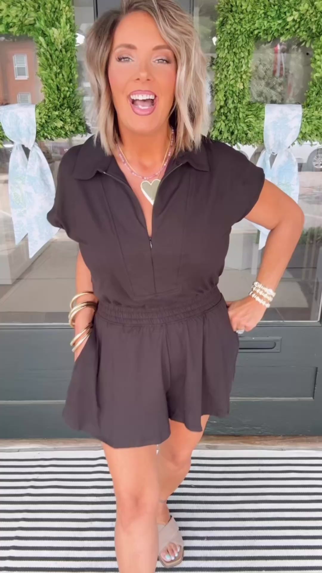 The Off Duty Sporty Romper