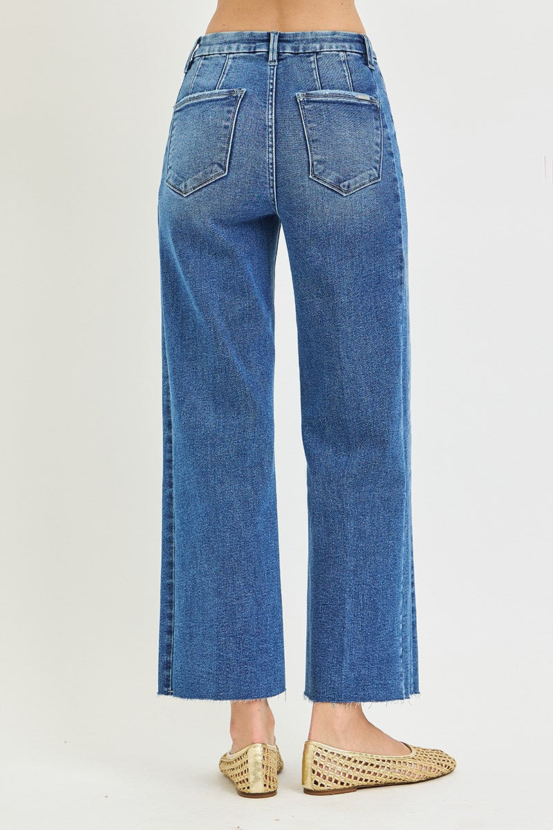 Risen The Everyday Wide Leg Jeans back view