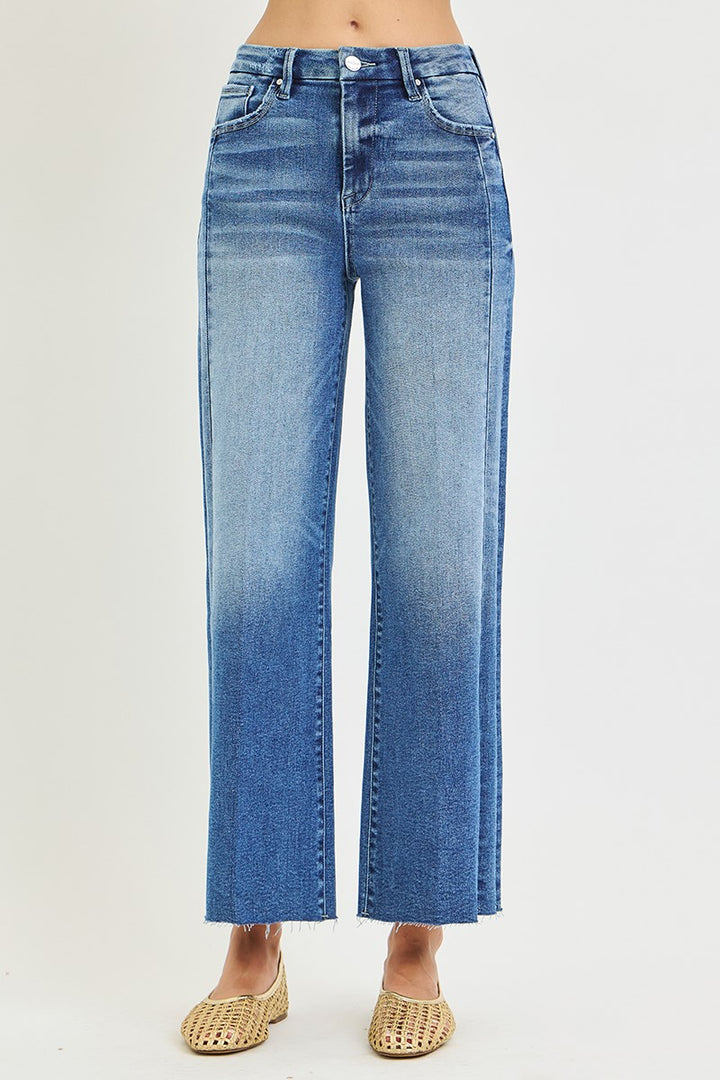 Risen The Everyday Wide Leg Jeans front view