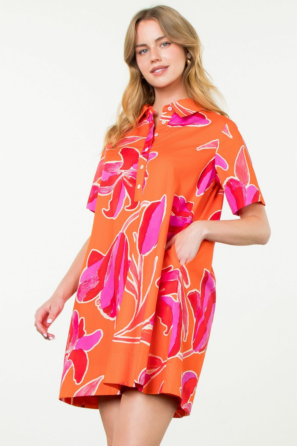 THML Flower Print Dress