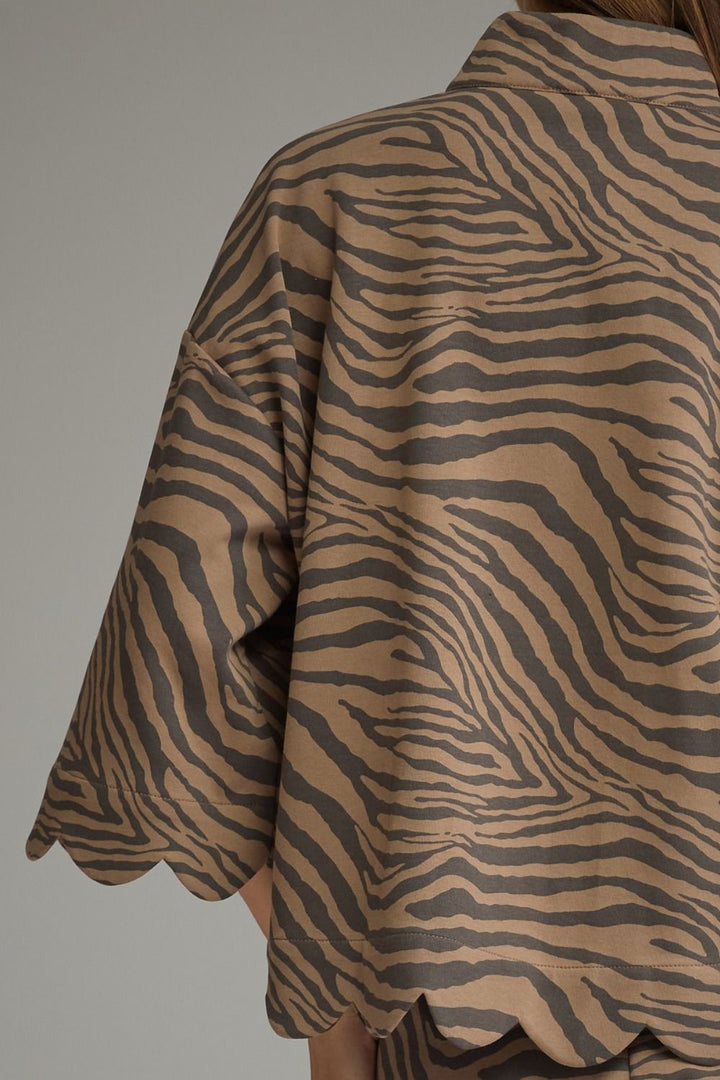 The Untamed Chic Set zebra print top and skort photo 6