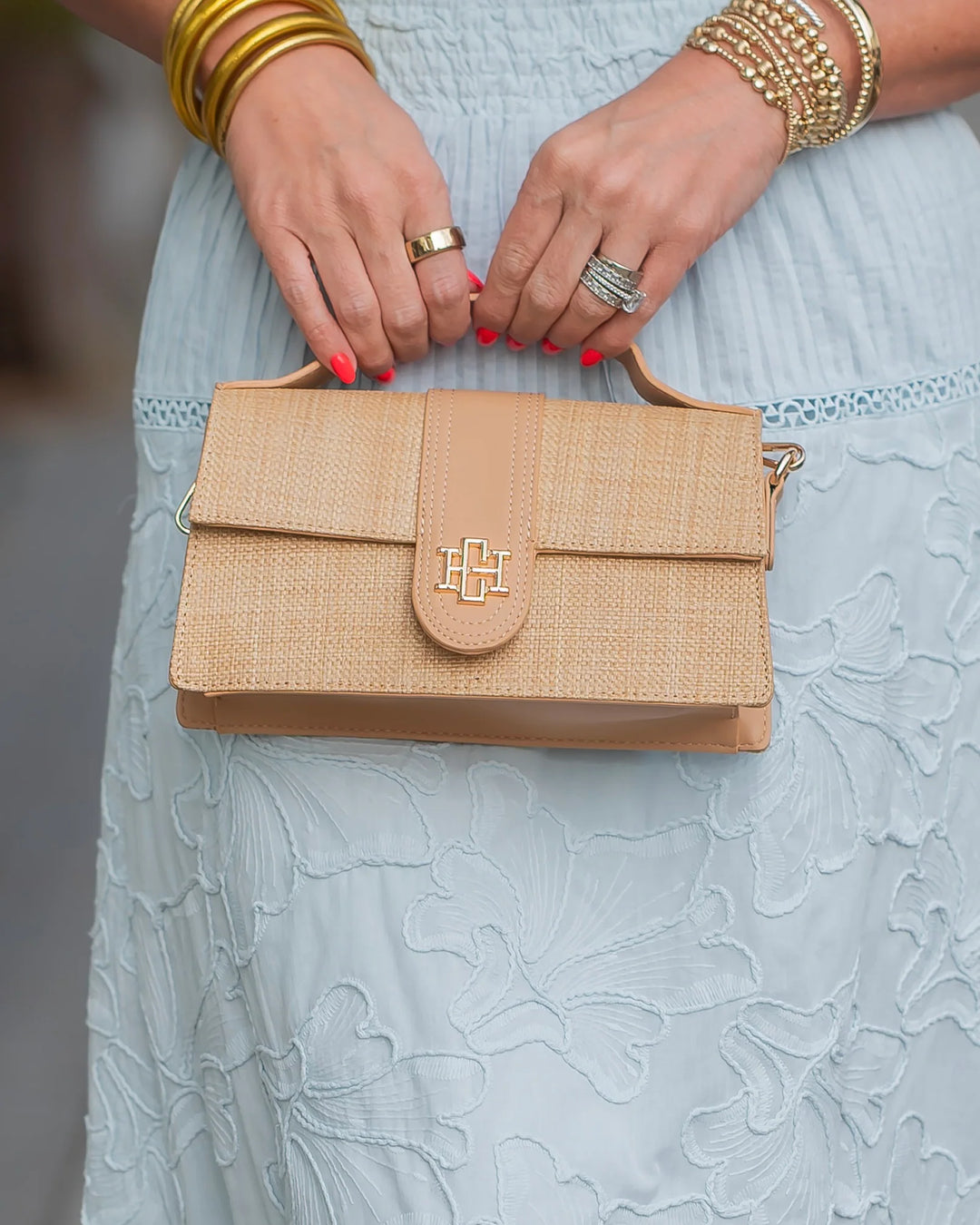 Waverly Clutch Natural