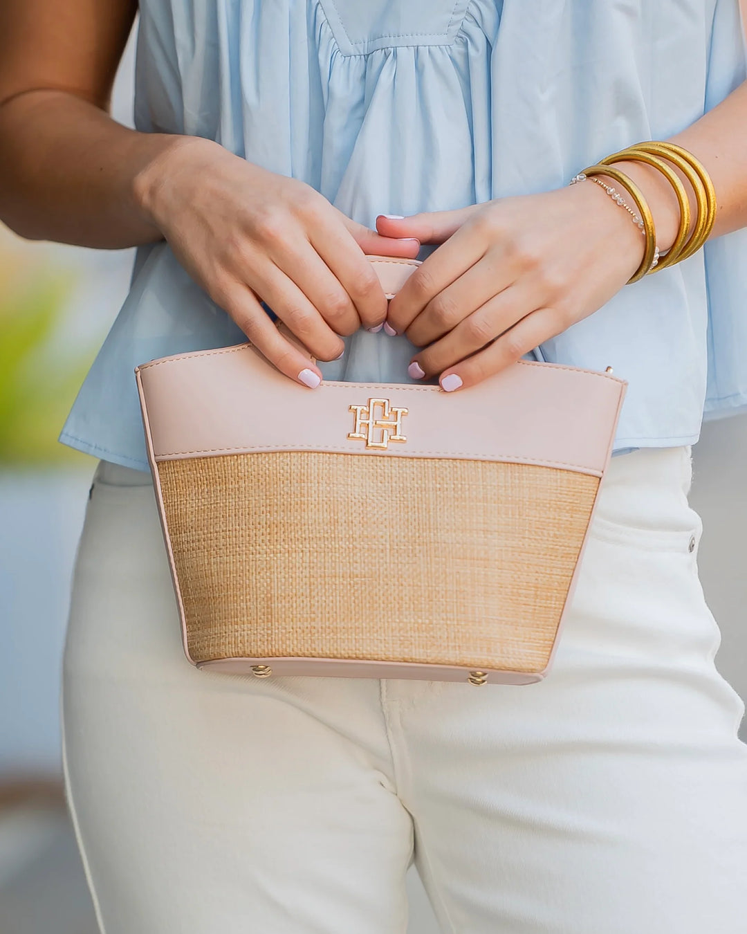 Emma Mini Tote Natural Blush