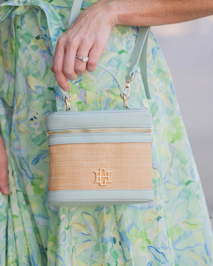 Audrey Handbag Natural Mint