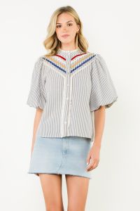 THML Ric Rac Detail Top