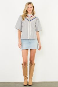 THML Ric Rac Detail Top