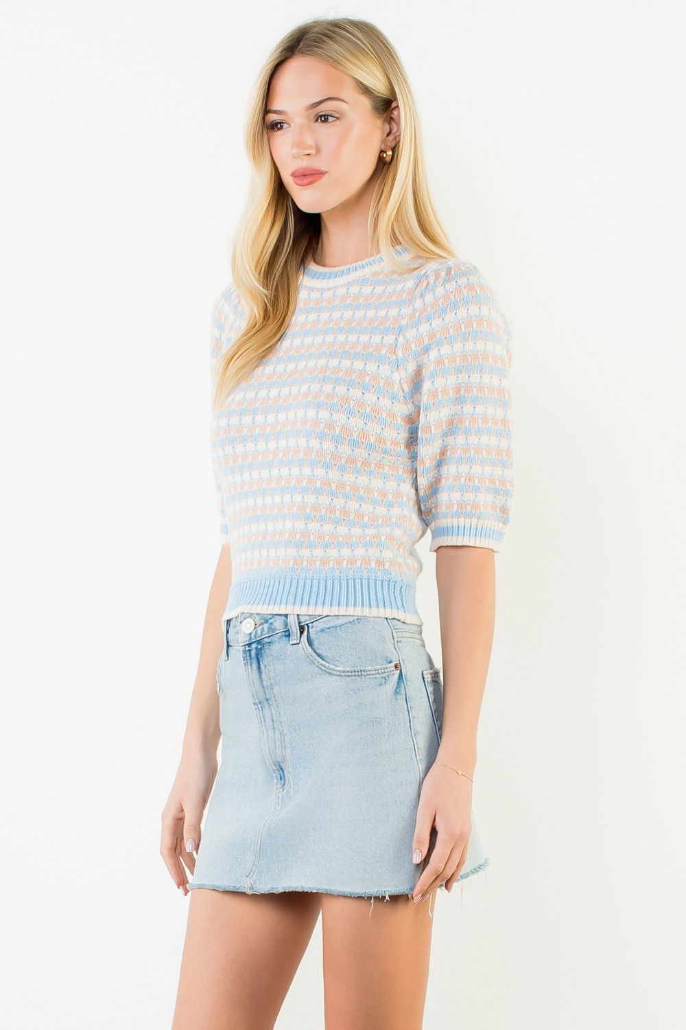 THML Sweet Skies Knit Top
