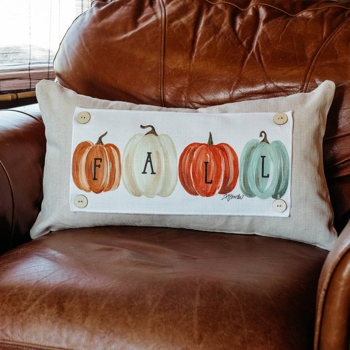 LuckyBird Apparel and Home - Fall "Pastel Pumpkin" Pillow Swap: Lumbar / Pillow Swap