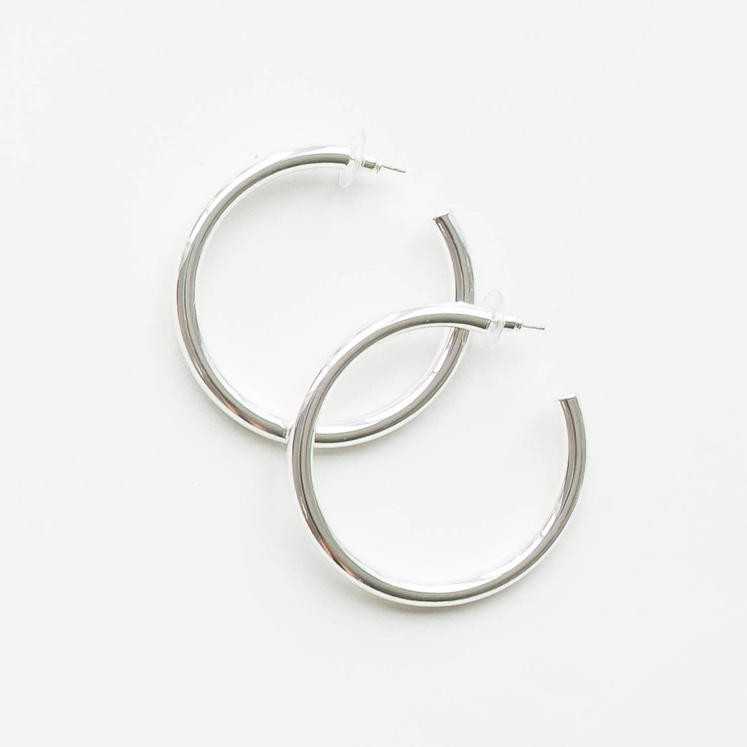 Michelle McDowell - Estonia Silver Shiny Earrings